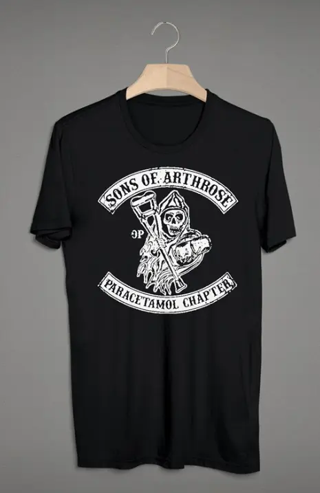 Schwarzes Shirt Sons of Arthrose