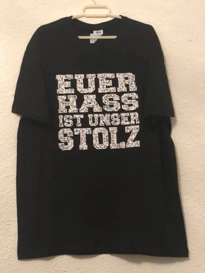 Schwarzes Shirt Euer Hass ist unser Stolz